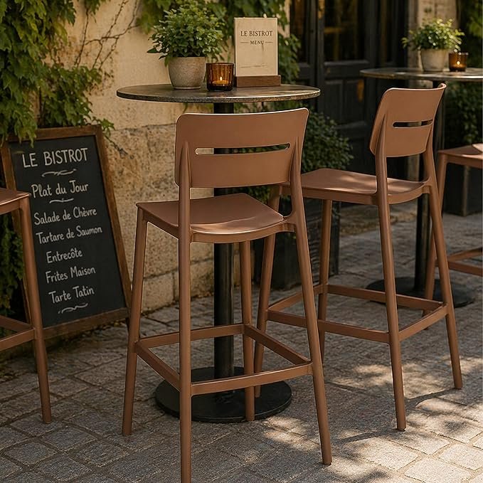 SET 2 SGABELLO BELLA BRONZO