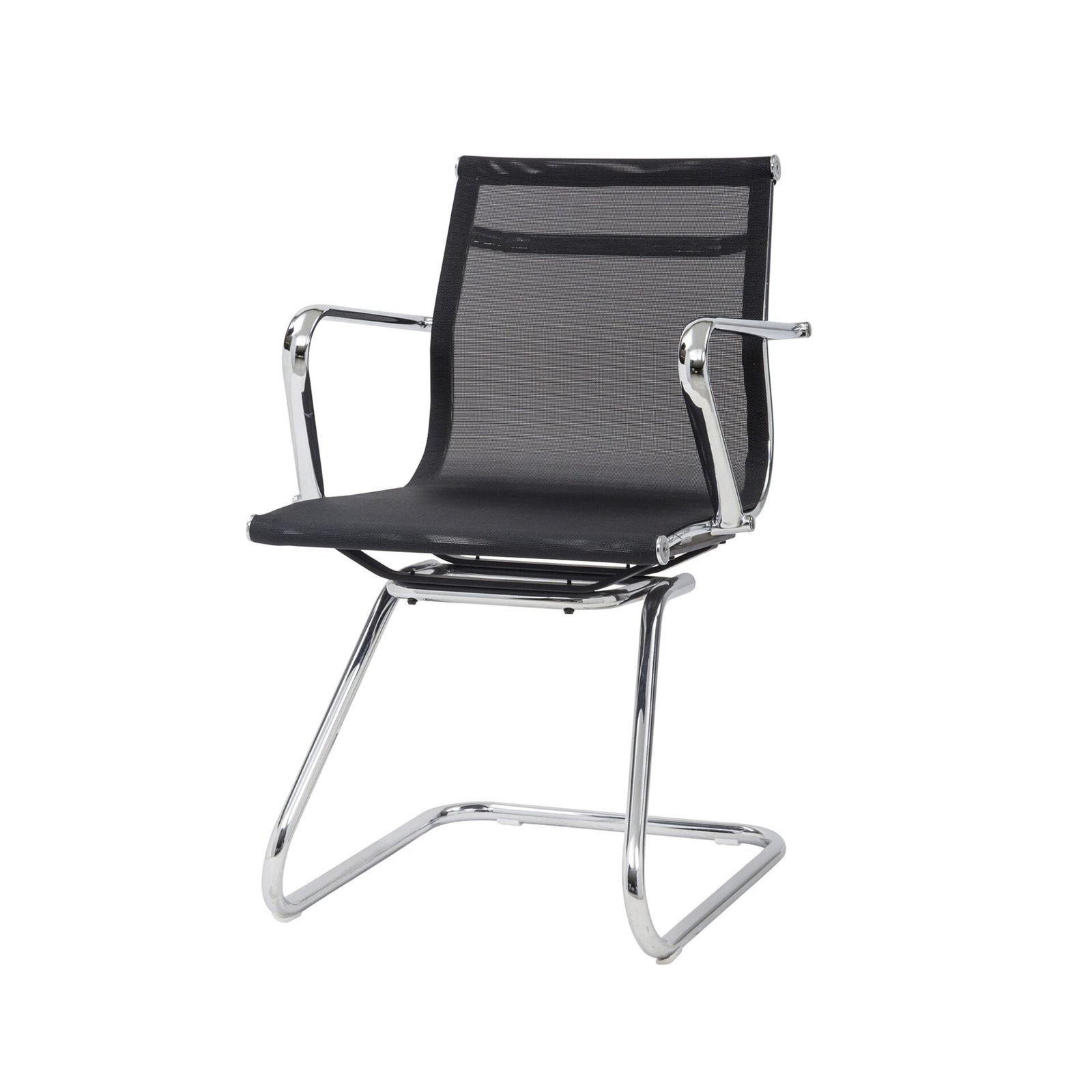 POLTRONA LEILA ATTESA NERA,CROMATA