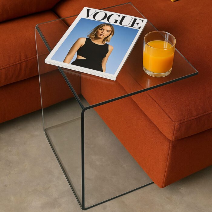 SET 2 HALL TAVOLINO IN VETRO TEMPERATO