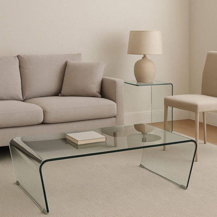 VERSUS TAVOLINO IN VETRO