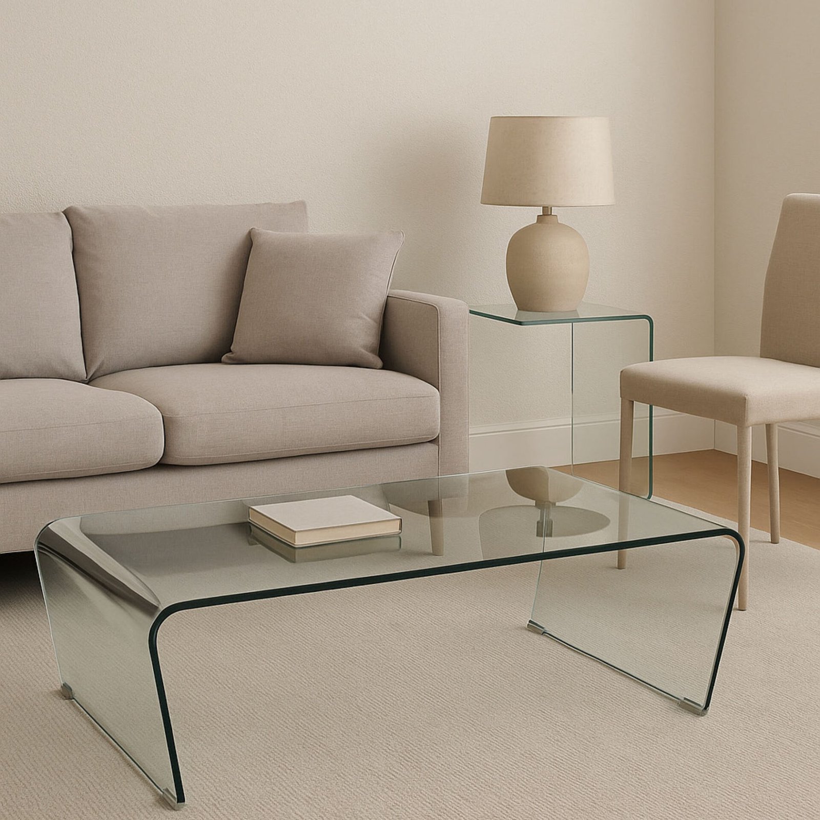 VERSUS TAVOLINO IN VETRO