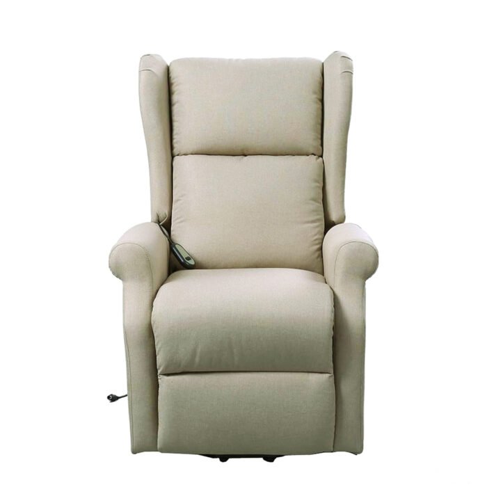 POLTRONA RELAX BERGERE ARLETTE 2 MOTORI ELETTRICA ALZAPERSONA BEIGE