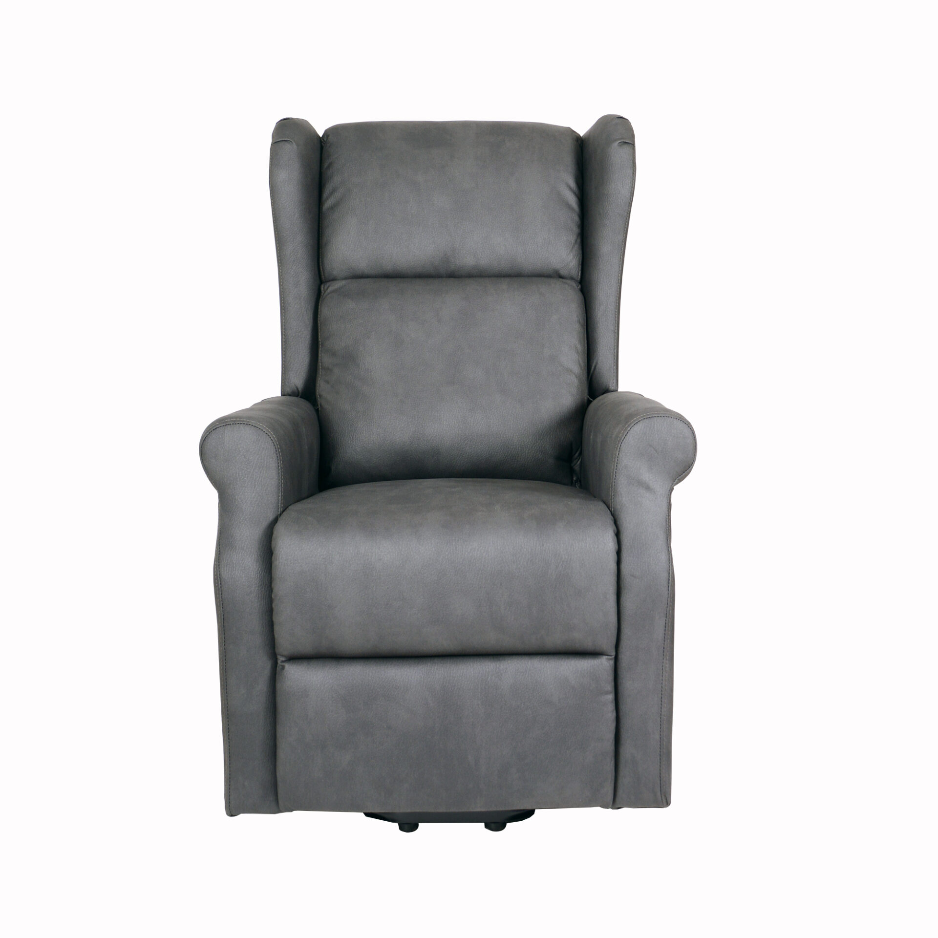 POLTRONA RELAX BERGERE ARLETTE 2 MOTORI ELETTRICA ALZAPERSONA NABUK GRIGIA