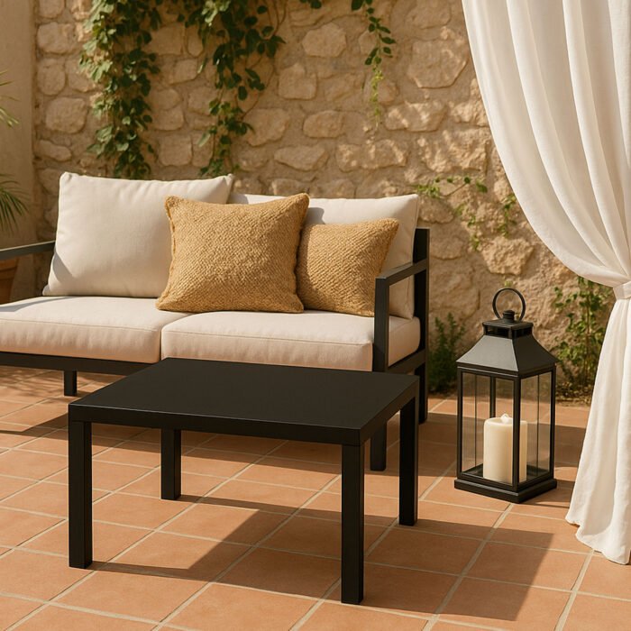 TAVOLINO MODAS 80X60XH30 GRIGIO