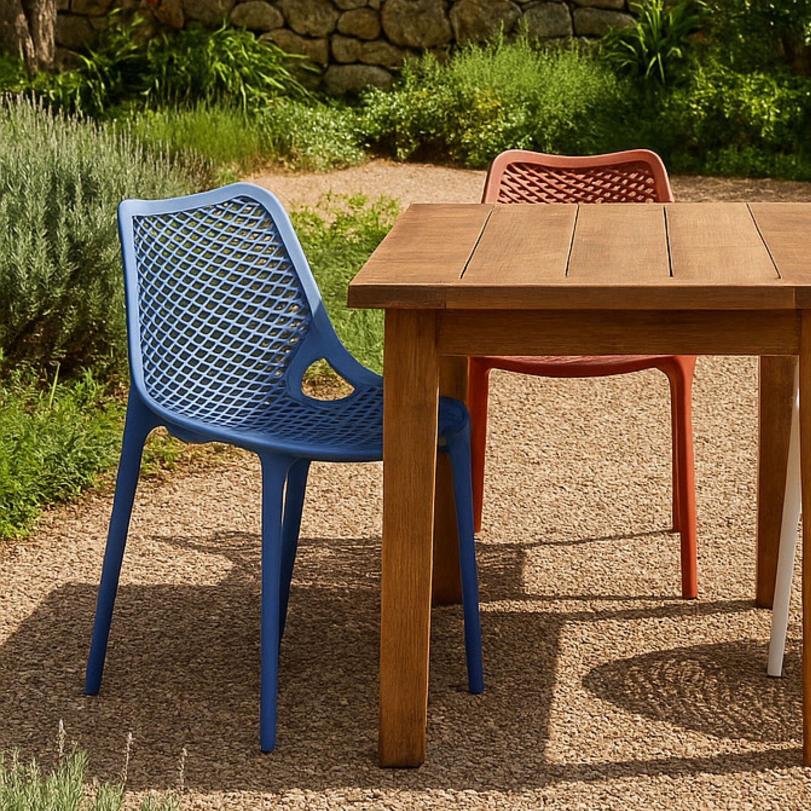 SET 4 SEDIA BRAGA PLUS BLUE