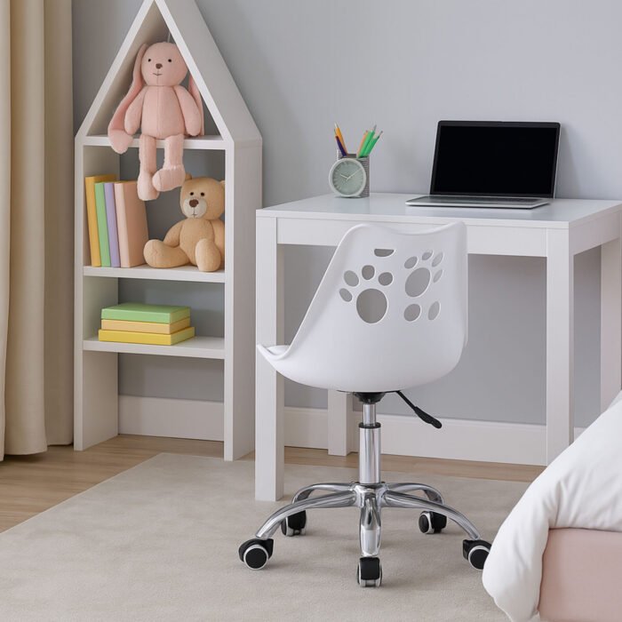 ZAMPA SAMIRA IN POLIPROPILE BIANCO C/CUSCINO