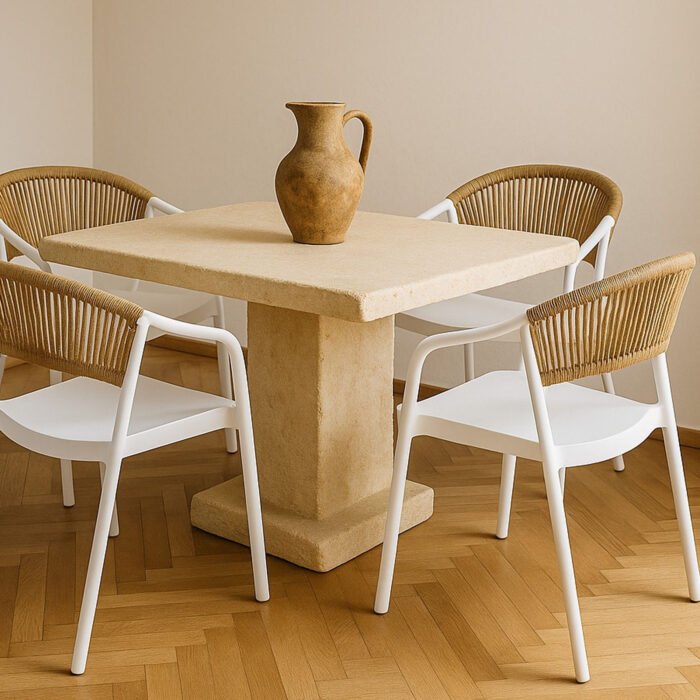 SET 4 POLTRONA MAIORCA BIANCA