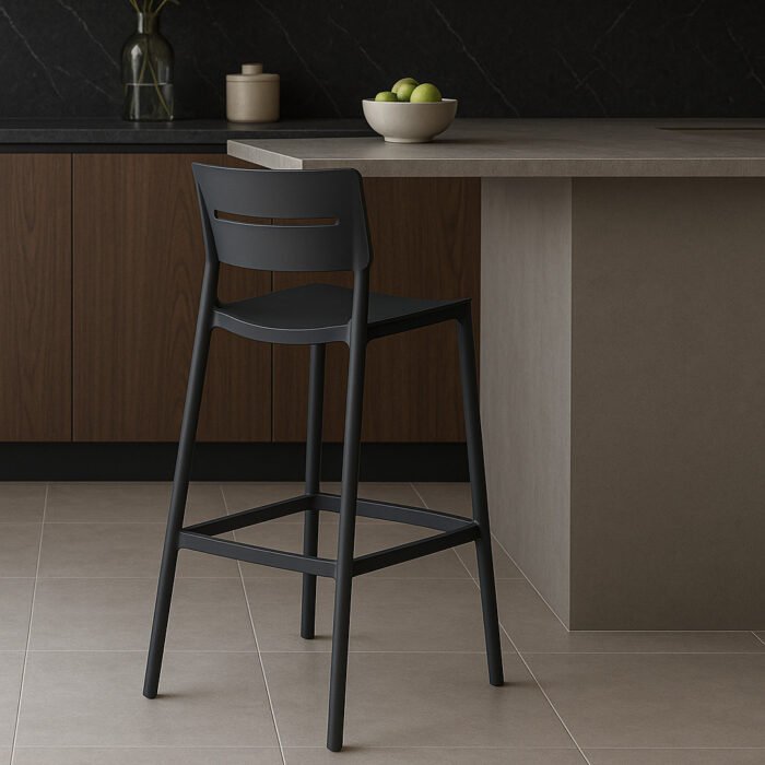 SGABELLO SET 2 BELLA ANTRACITE