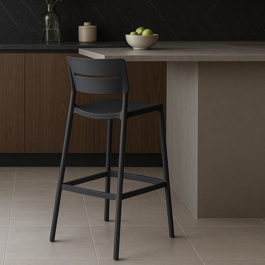 SGABELLO SET 2 BELLA ANTRACITE