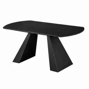 Tavolo ISOLA con Piano in Ceramica e Struttura in Metallo dal Design Moderno