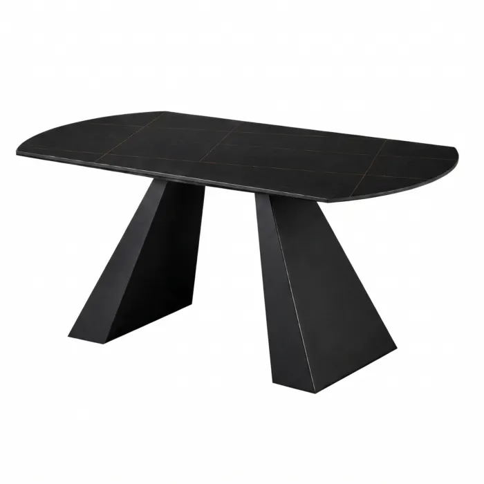 Tavolo ISOLA con Piano in Ceramica e Struttura in Metallo dal Design Moderno