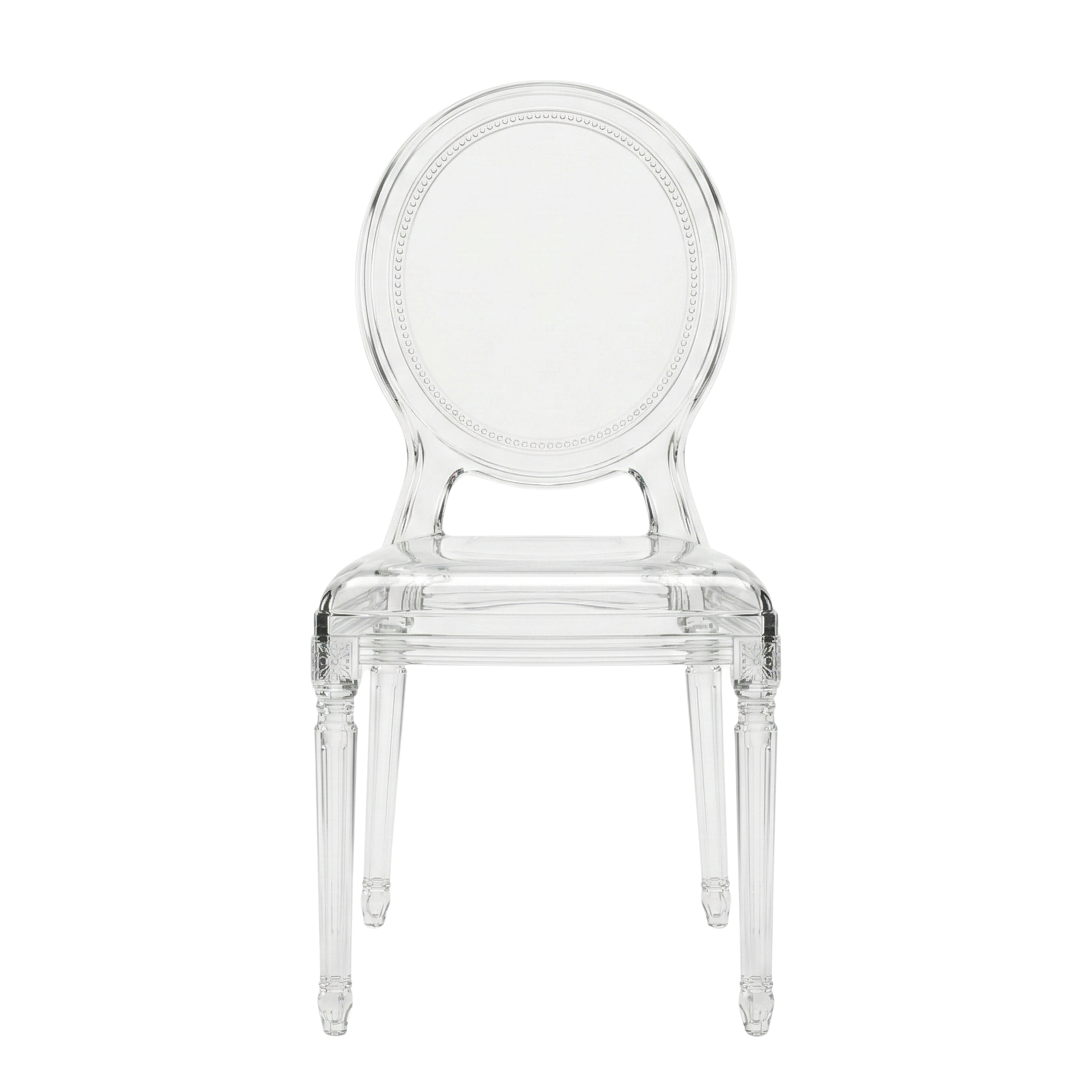 Sedia Regia Trasparente Set da 4