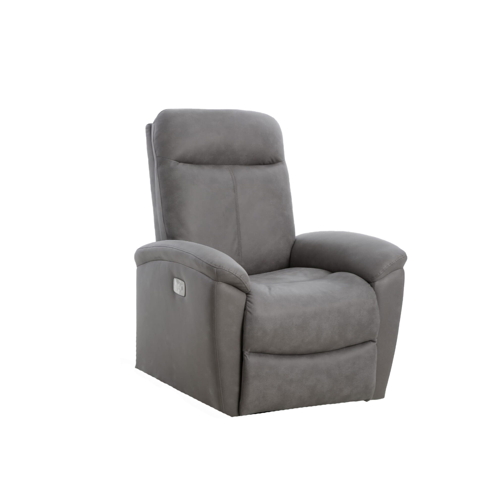 POLTRONA RELAX 2 MOTORI NICOLE IN TESSUTO MOZART FANGO