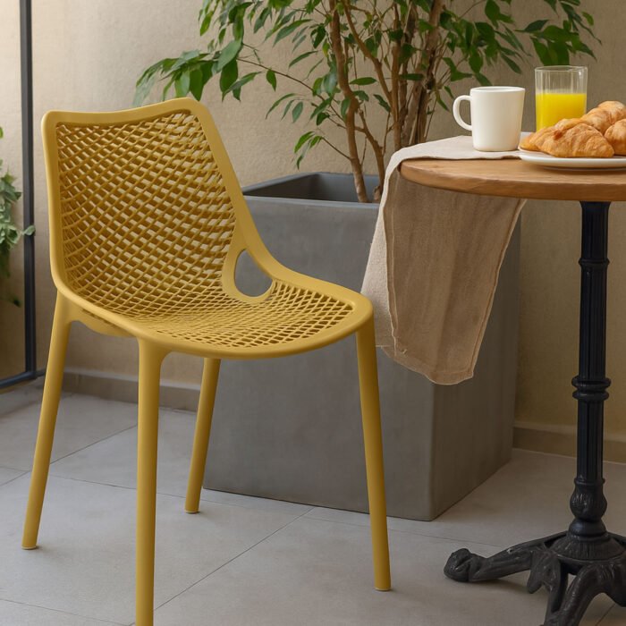 SET 4 SEDIA BRAGA PLUS SENAPE