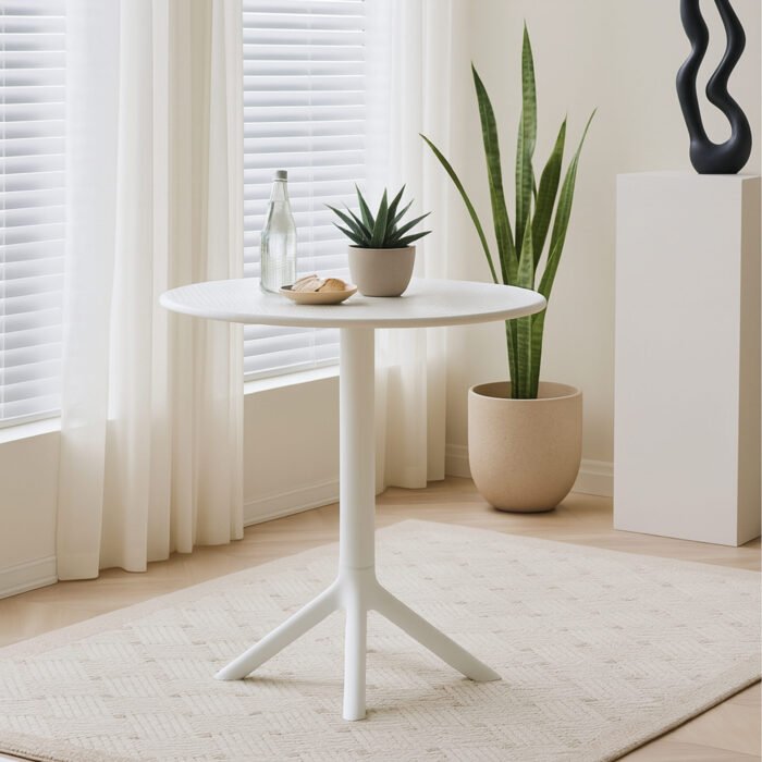 TAVOLO FUTURE IN POLIPROPILENE BIANCO DIA60