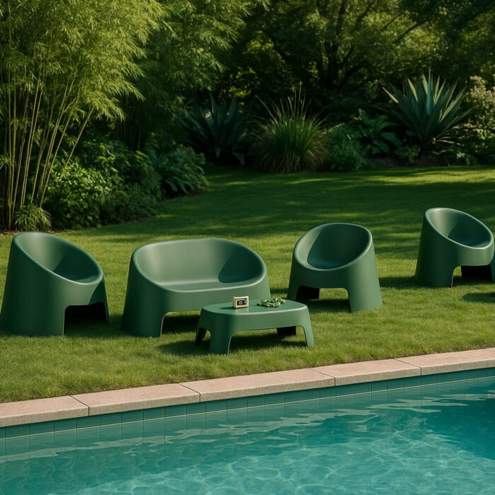 SET CORFU IN POLIPROPILENE VERDE INGLESE