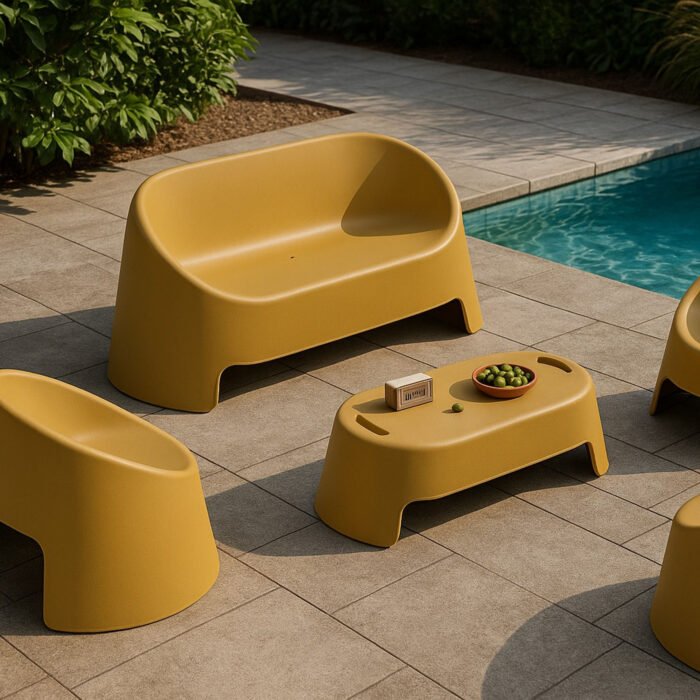 SET CORFU IN POLIPROPILENE AMBRA