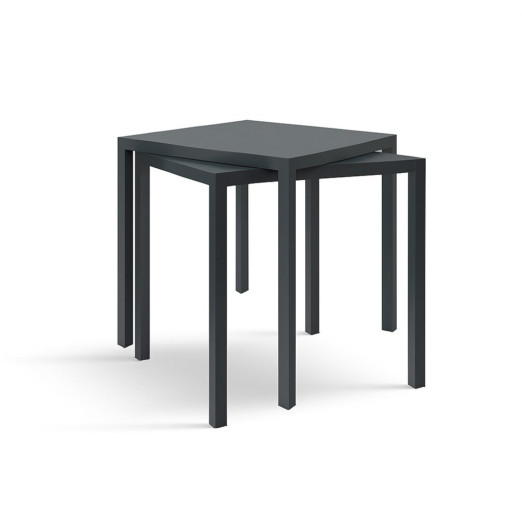 TAVOLO TETRIS 70X70 GRIGIO GRAFITE