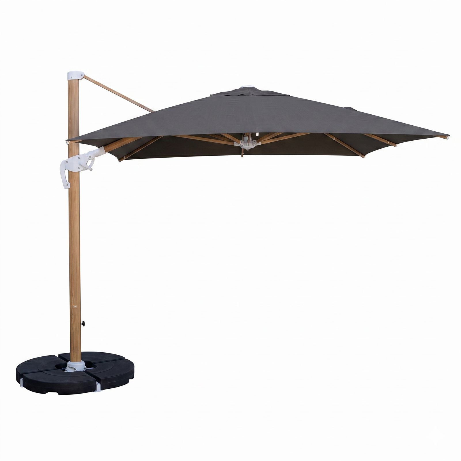 Ombrellone AROMA Wood 3x4 Nero