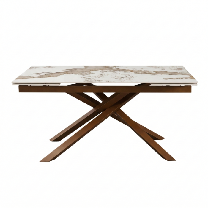Tavolo INTERCCIO Allungabile Effetto Marmo