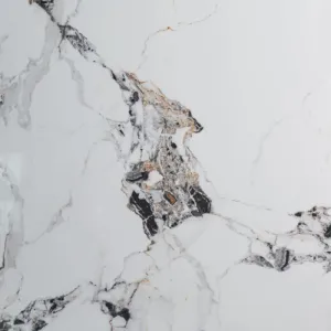 Piano DIAMOND in Pietra Sinterizzata Effetto Calacatta Beige, 80 × 80 × 1,2 cm
