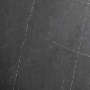Piano DIAMOND in Pietra Sinterizzata Grigia con Venature Bianche, Set da 12 Pezzi, 80 × 80 × 1,2 cm