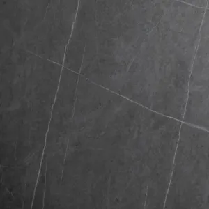 Piano DIAMOND in Pietra Sinterizzata Grigia con Venature Bianche, Set da 12 Pezzi, 80 × 80 × 1,2 cm