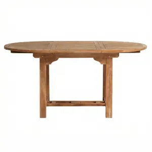 LIPSIA Tavolo Ovale Allungabile in Teak
