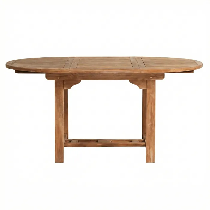 LIPSIA Tavolo Ovale Allungabile in Teak