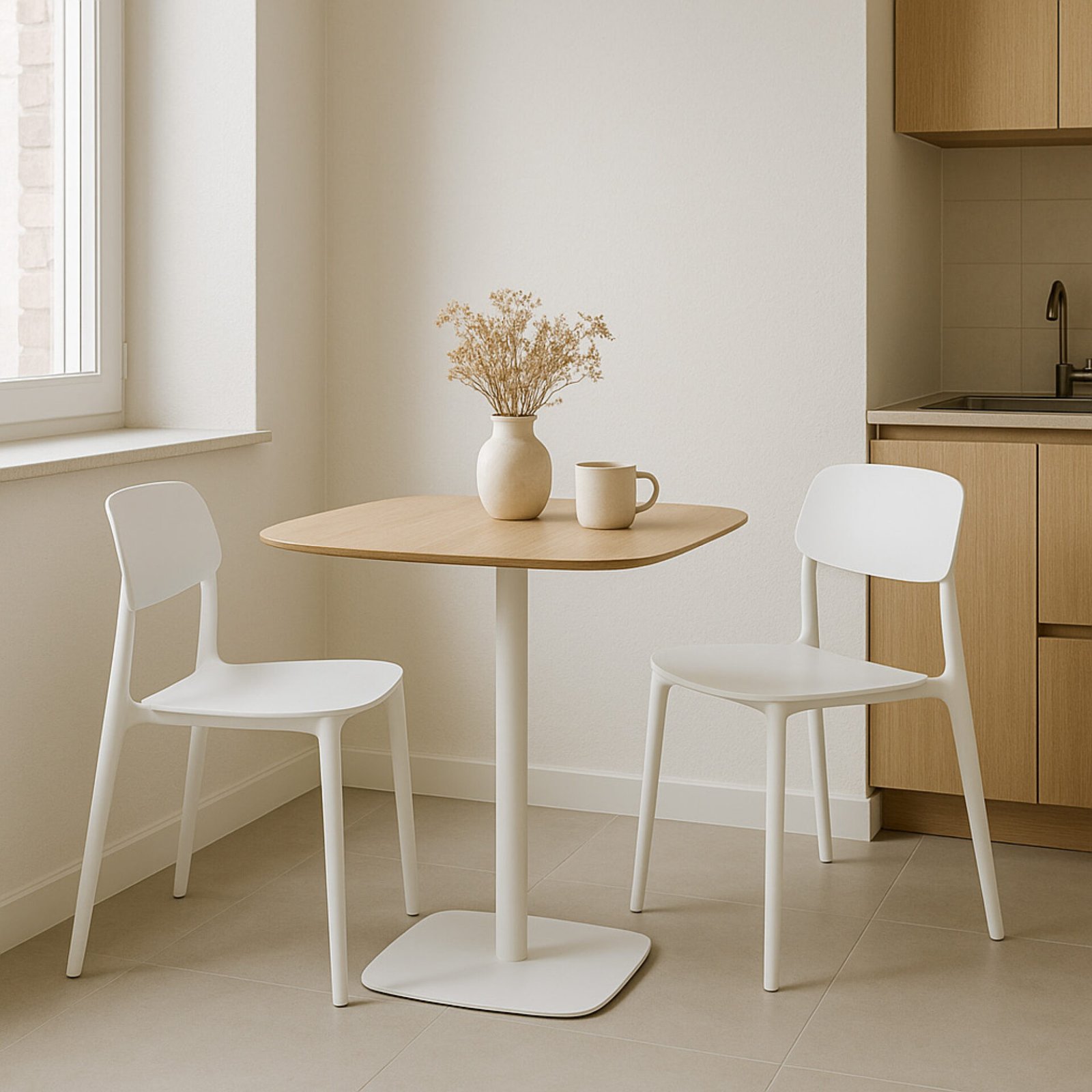 TAVOLO BARRY ROVERE BIANCO