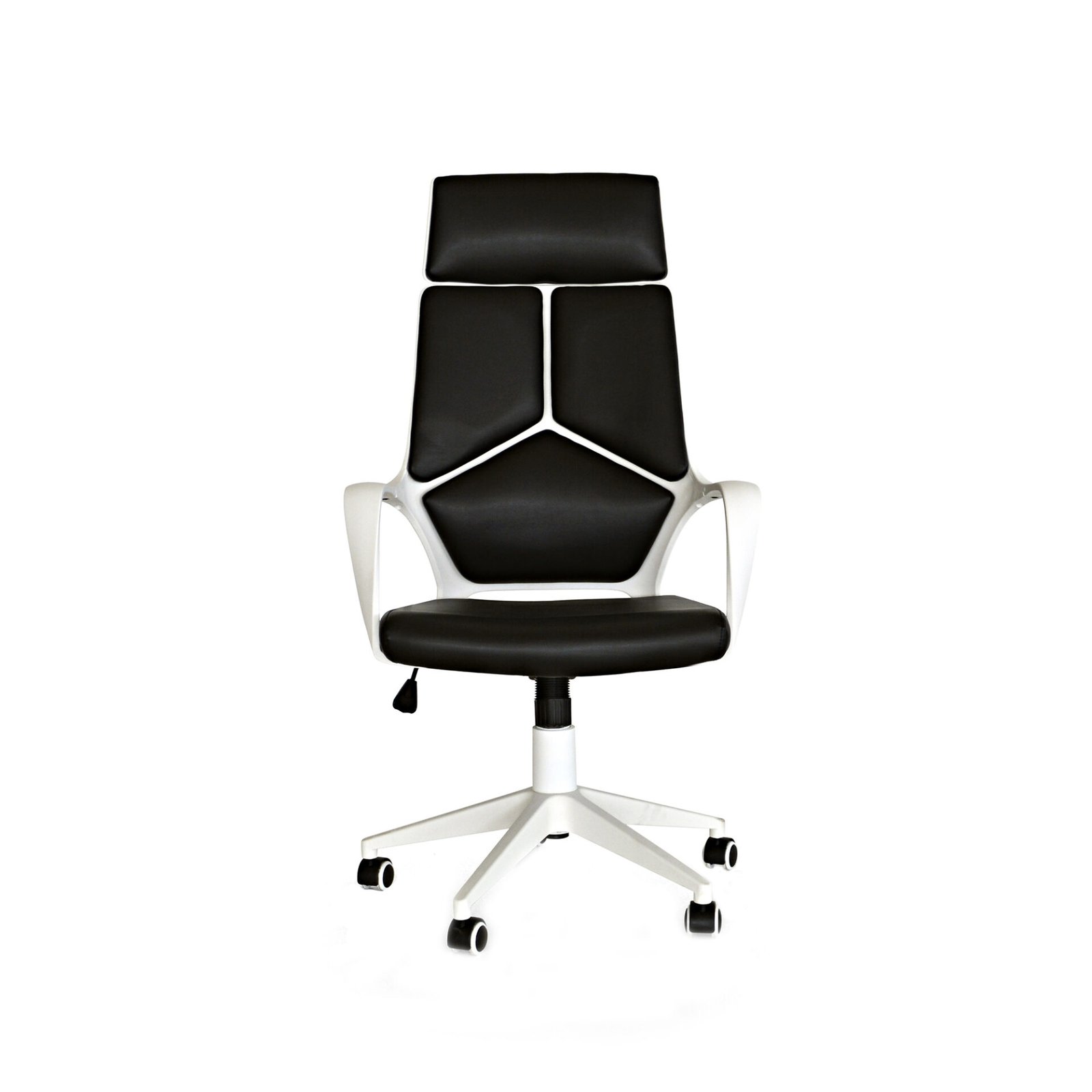 POLTRONA PRESIDENT NERA/STRUTT BIANCA