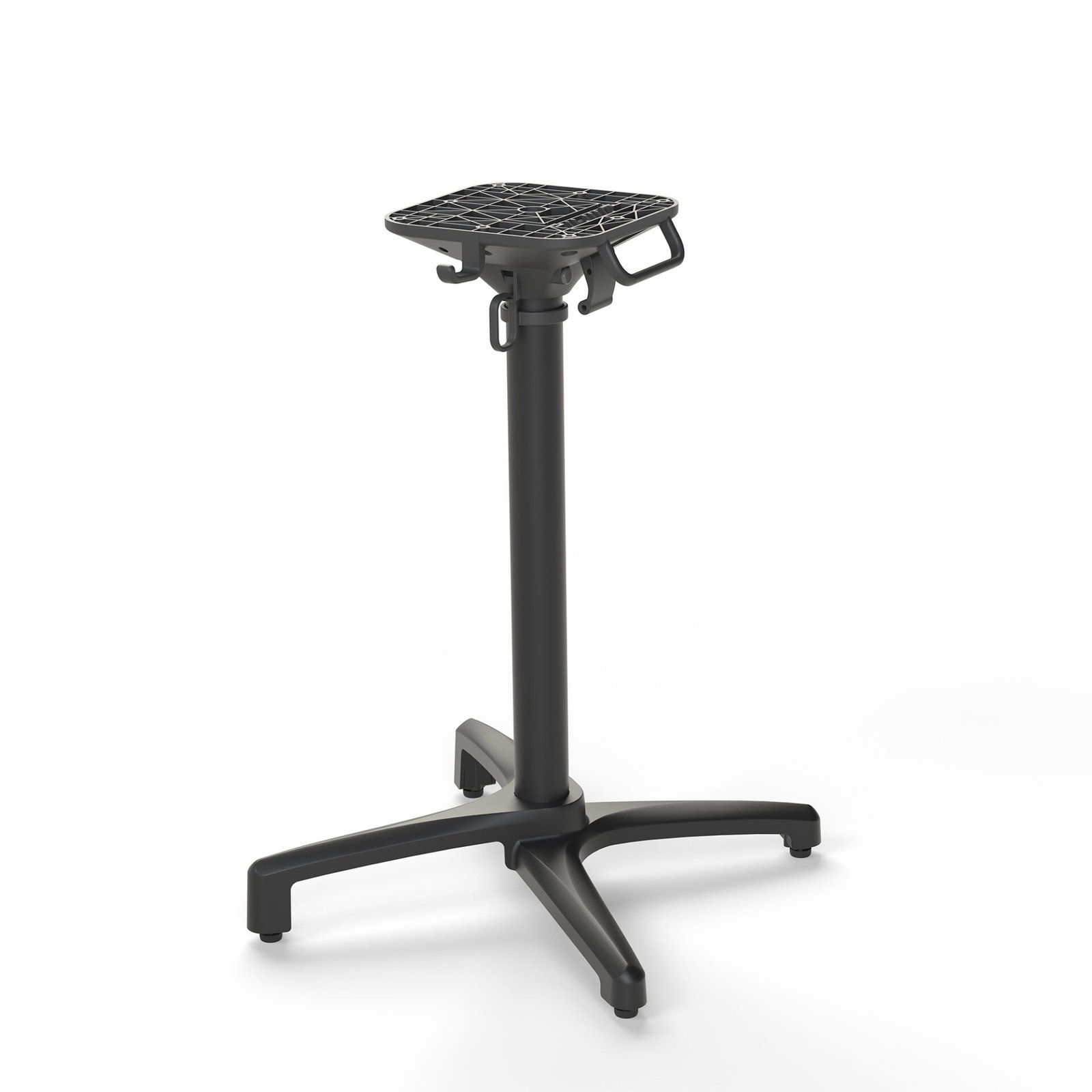 BASE ELISA PIEGHEVOLE ALLUMINIO NERO