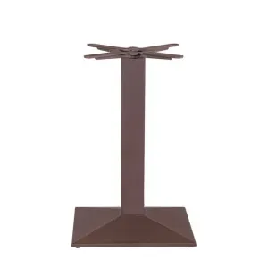Base Tavolo Benson Color Ruggine, Dimensioni 43 × 43 cm, Altezza 72 cm