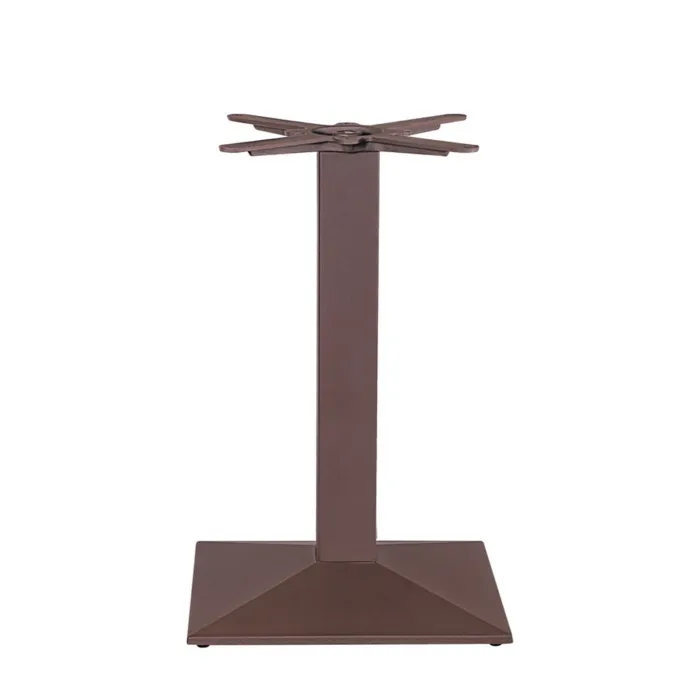 Base Tavolo Benson Color Ruggine, Dimensioni 43 × 43 cm, Altezza 72 cm