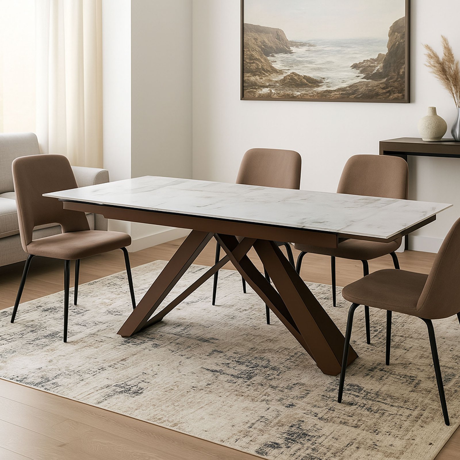 IAGO TAVOLO ALLUNGABILE TOP PATAGONIA GAMBE BRONZO