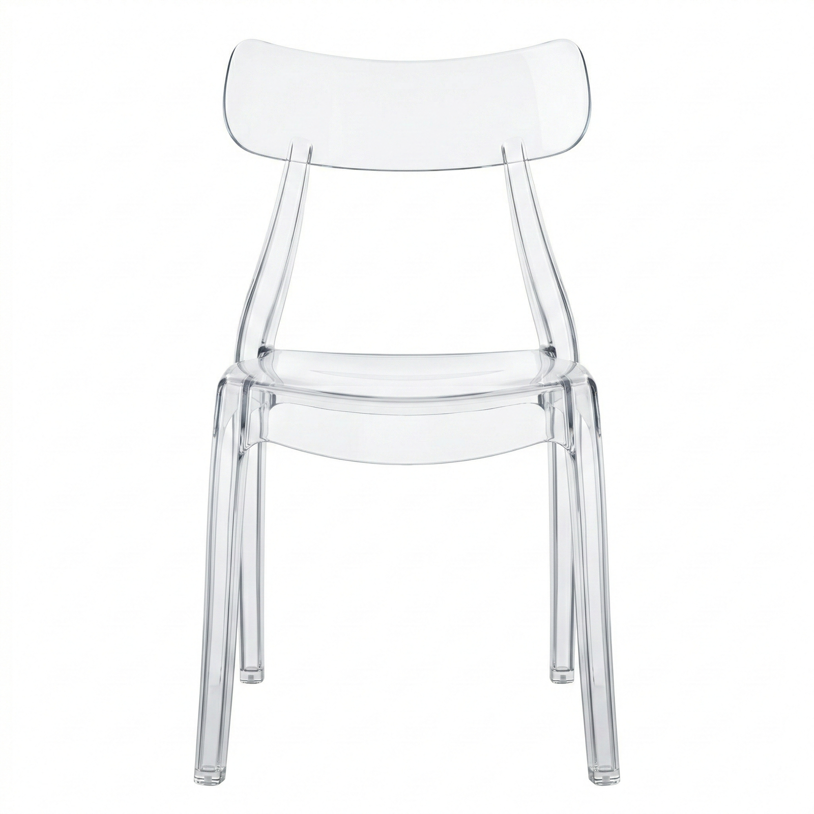 SET 4 Sedie Assia Trasparenti
