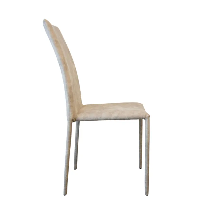 Set 6 Sedie Feltra Imbottite in Tessuto Mozart Safari, Eleganti e Confortevoli per Sala da Pranzo e Cucina - immagine 3
