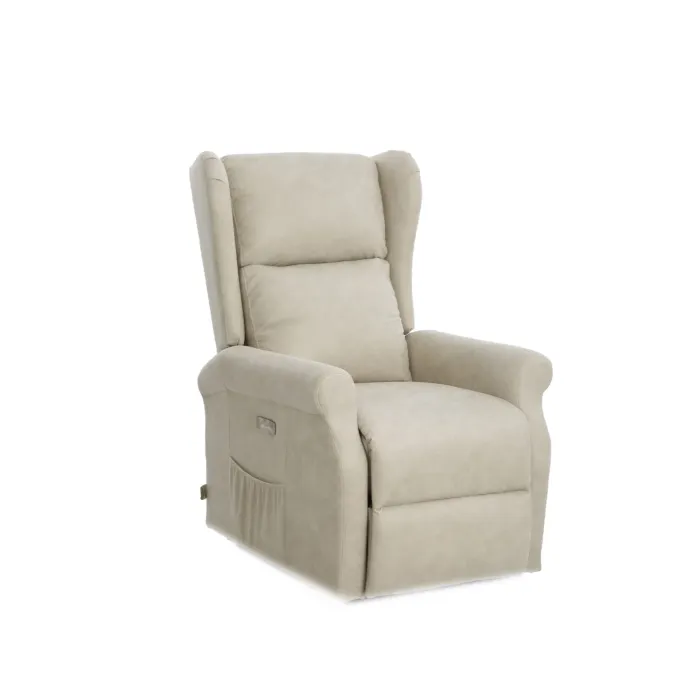 Poltrona Relax Elettrica Arlette D Mozart Corda con Funzione Alzapersona e Porta USB
