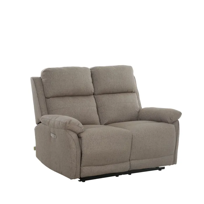 SET EUGENIA 3+2 DIVANO ELETTRICO TESSUTO TORTORA - immagine 3