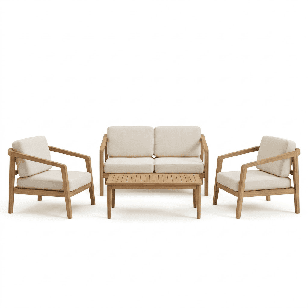 Set Salotto AVELLINO in Teak