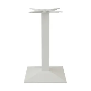 Base Tavolo PIRAMIDE Bianca in Ghisa, 43 × 43 × 72 cm