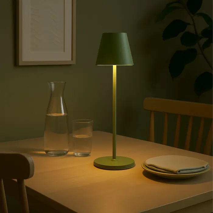 RONNY Lampada da Tavolo LED Verde
