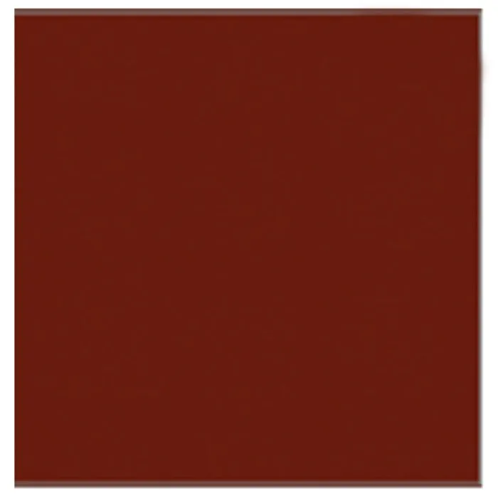 Piano Tavolo HPL Milos Rosso Mattone Effetto Cemento 70x70 cm, Spessore 5 mm