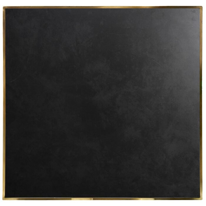 Piano Tavolo HPL Nero Effetto Marmo 80x80 cm