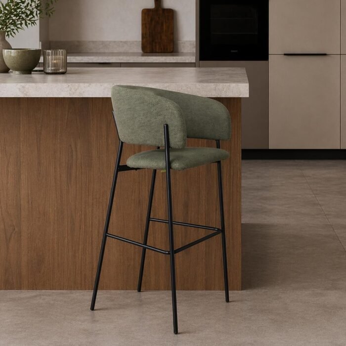 Sgabello DOMITILLA Verde Set da 2 pezzi