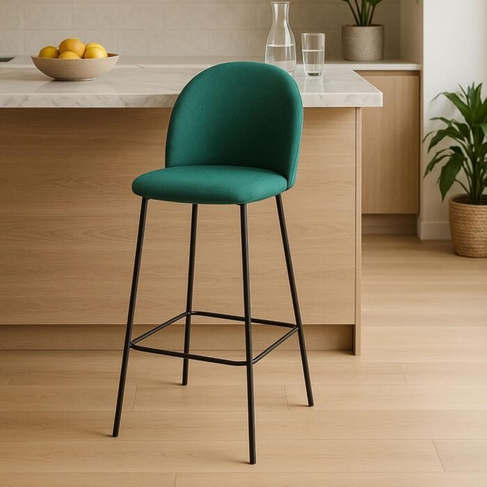Sgabello VIDIA Verde Inglese Set da 4 pezzi