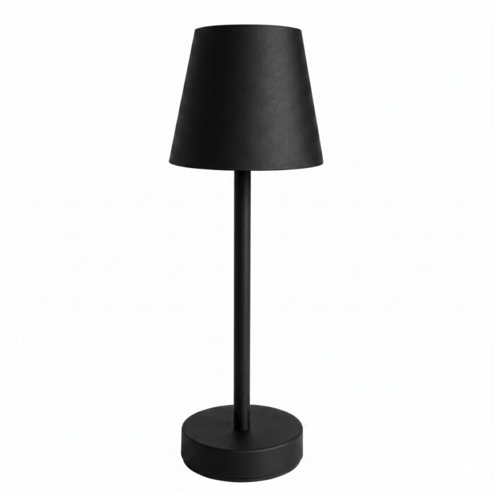 Lampada da Tavolo LED AUREON Nera 11x36 cm Design Moderno per Interni
