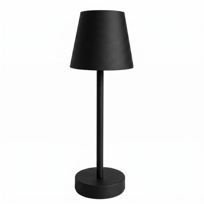 Lampada da Tavolo LED AUREON Nera, 11 x 36 cm, Design Moderno per Interni