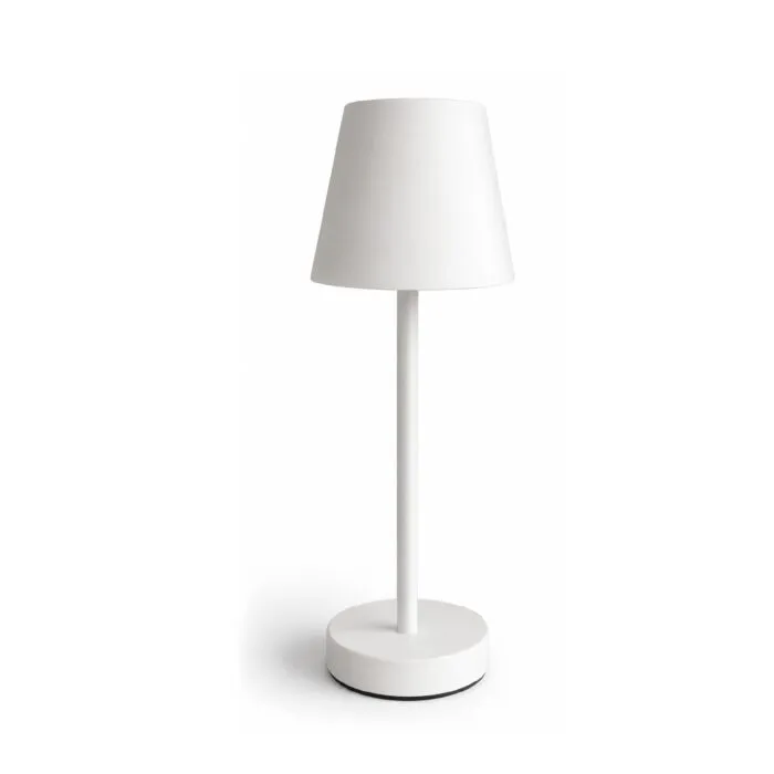 Lampada da Tavolo LED AUREON Bianca, 11 x 36 cm, Design Moderno per Interni