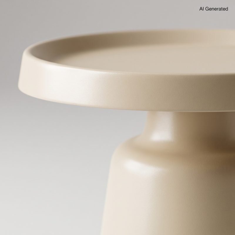 Set 2 Tavolini NADIR in Metallo dal Design Moderno e Rotondo - immagine 14